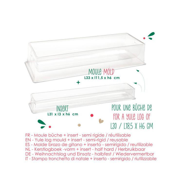 Scrapcooking Moule Bûche Et Insert Réutilisable