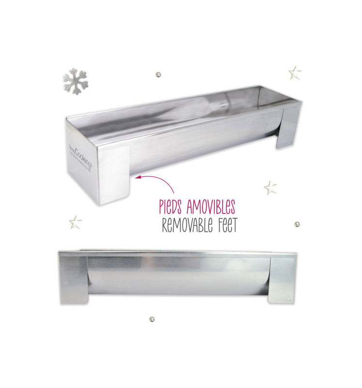 Scrapcooking Moule Bûche Inox + 1 Insert Offert