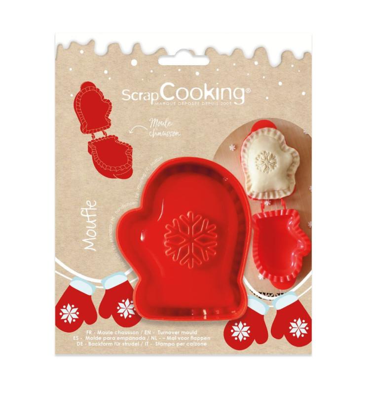 scrapcooking Moule chausson motif Moufle 3D