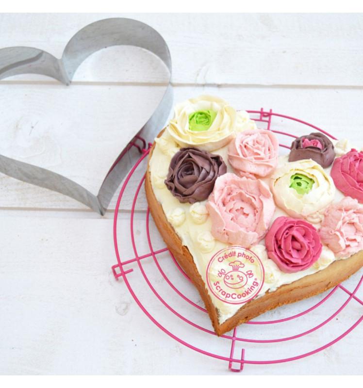 Scrapcooking Moule Découpoir XXL Inox Cœur