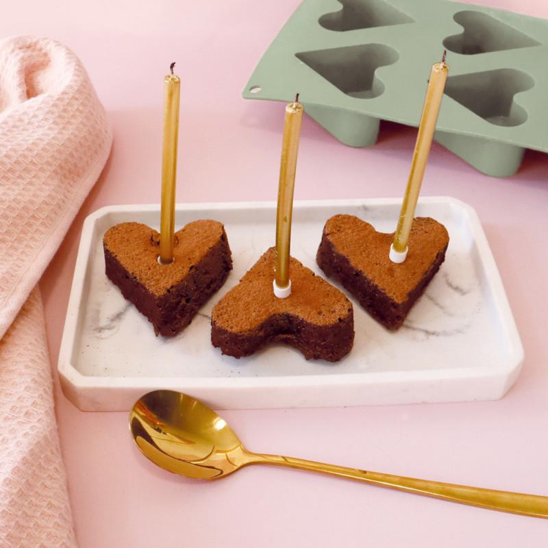 Scrapcooking Moule Silicone 6 Cœurs