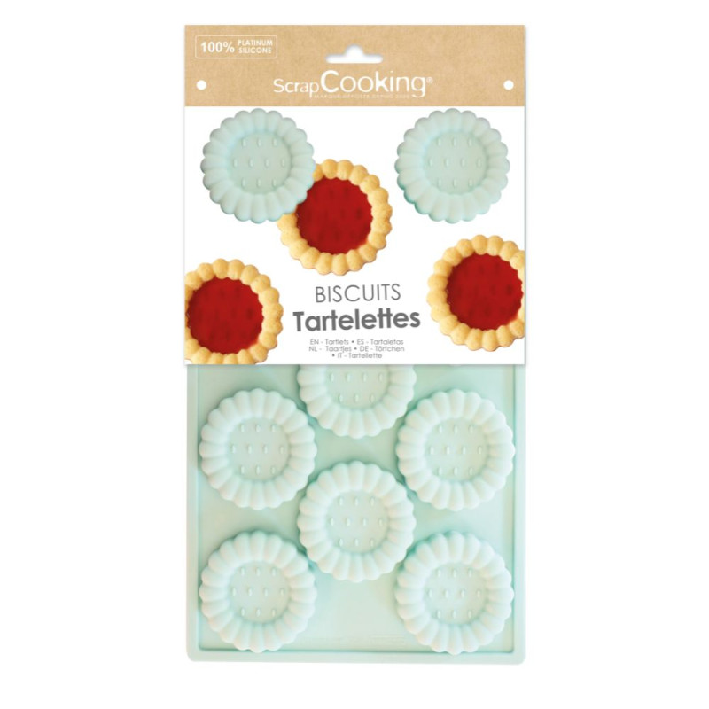 scrapcooking Moule silicone biscuit tartelette