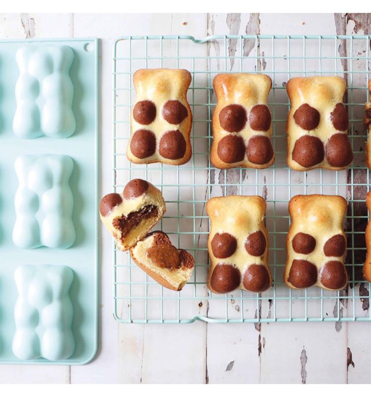 Scrapcooking Moule Silicone Oursons Guimauve X 6