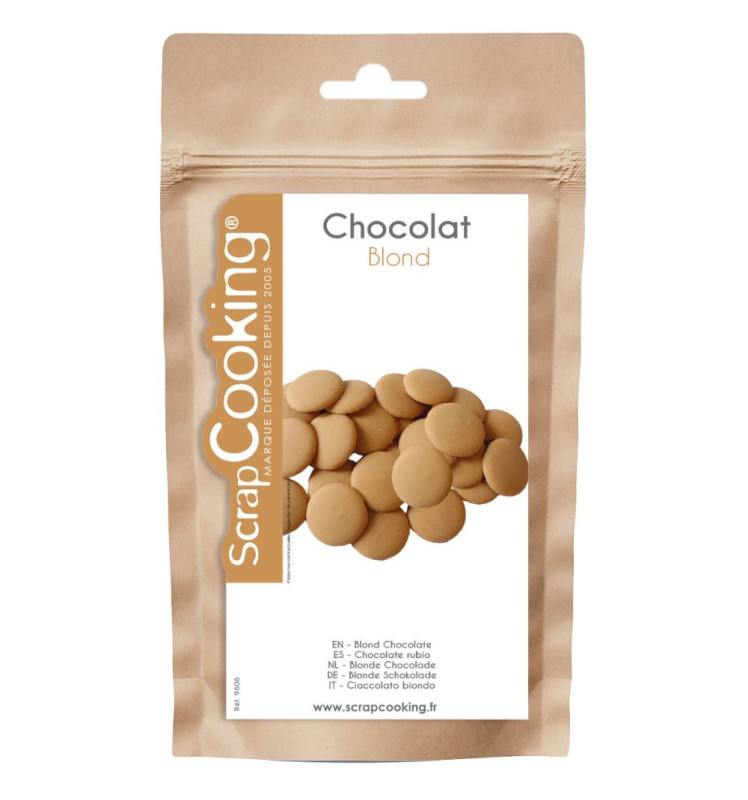 scrapcooking Palets de chocolat Blond 190g