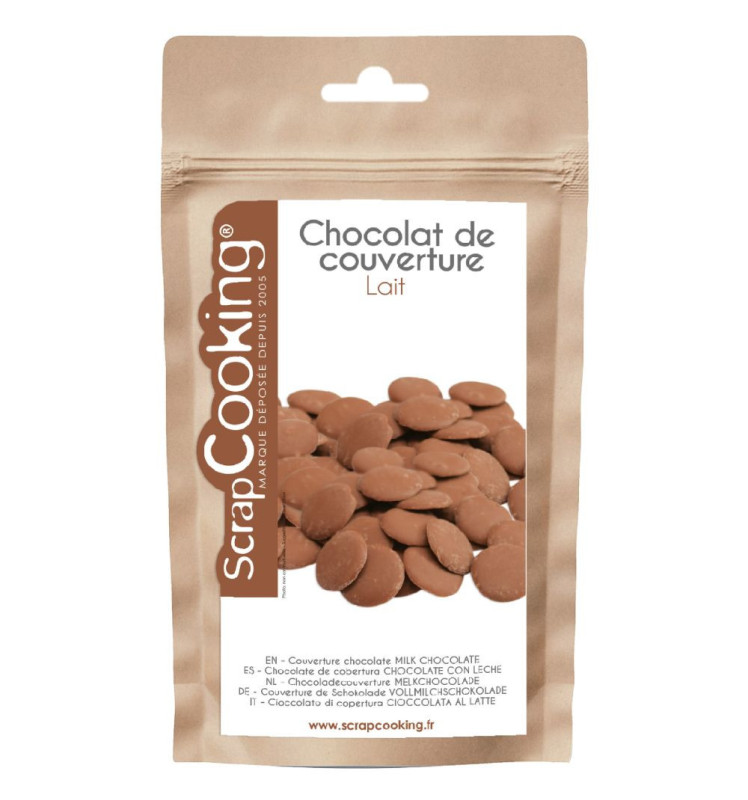 Scrapcooking Palets De Chocolat Lait 190 Gr