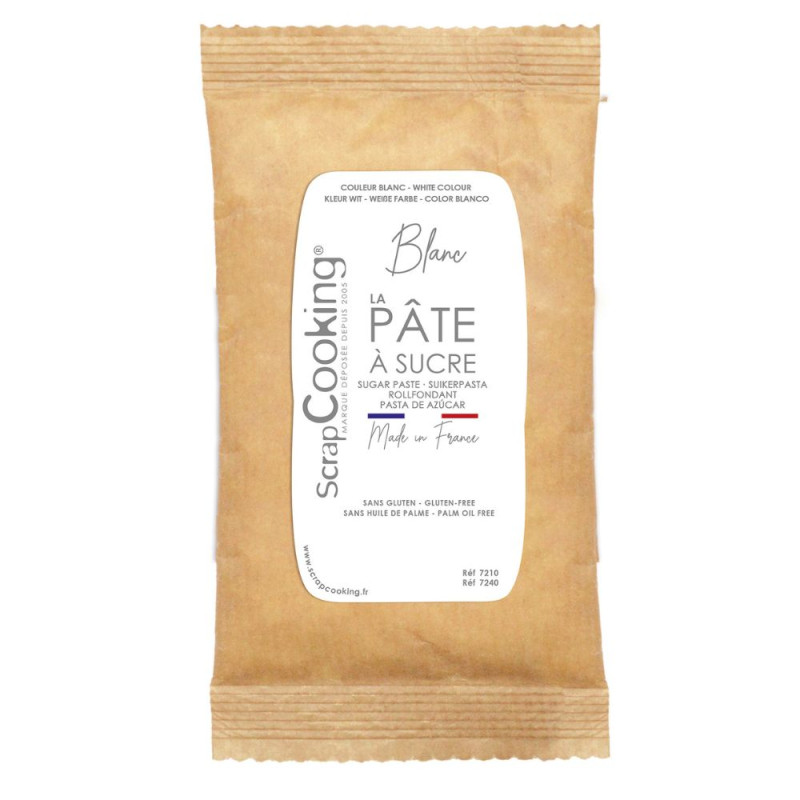 scrapcooking Pâte à sucre blanche 1 kg