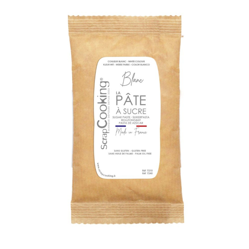 Scrapcooking Pâte à Sucre Blanche 500gr