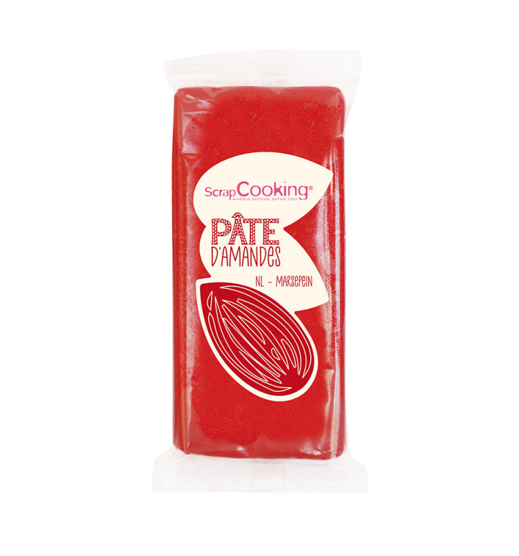 Scrapcooking Pâte D'amandes Rouge 200 Gr