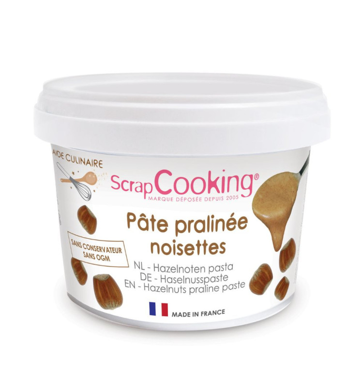 scrapcooking Pâte de praliné noisettes 200g