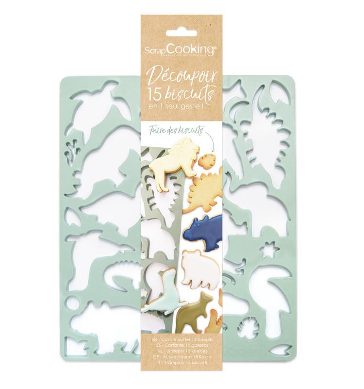 scrapcooking Plaque découpoir multi animaux