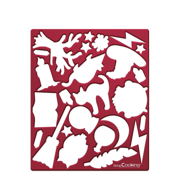 Scrapcooking Plaque Découpoir Multi Sorcier