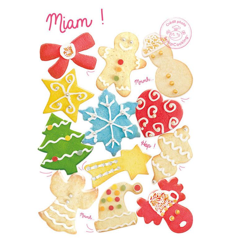 Scrapcooking Plaque Découpoirs Multi Noël