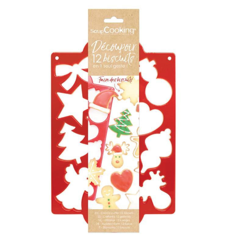 scrapcooking Plaque découpoirs multi Noël