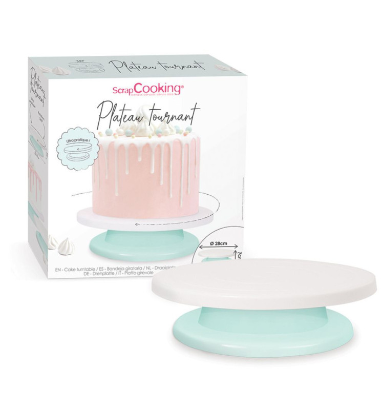 Scrapcooking Plateau Tournant à Pâtisserie - Ø 28 Cm
