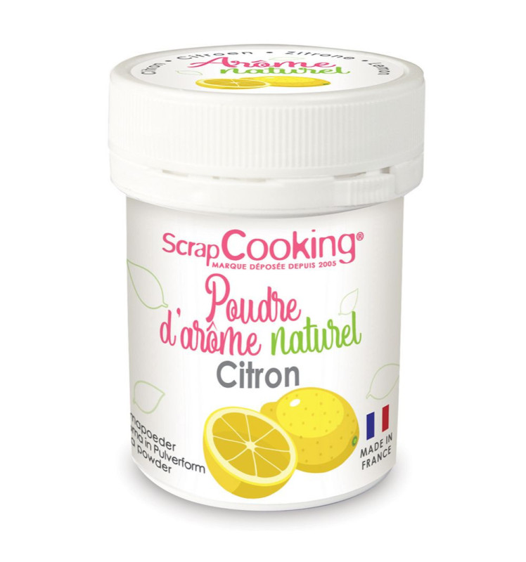 scrapcooking Poudre d'arôme naturel citron