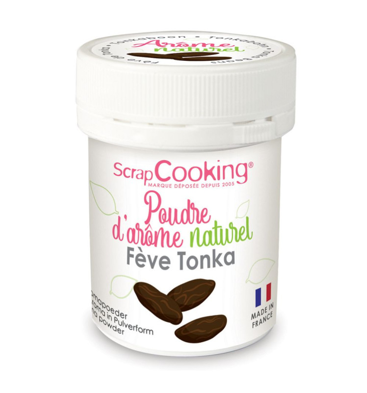 scrapcooking Poudre d'arôme naturel fève tonka