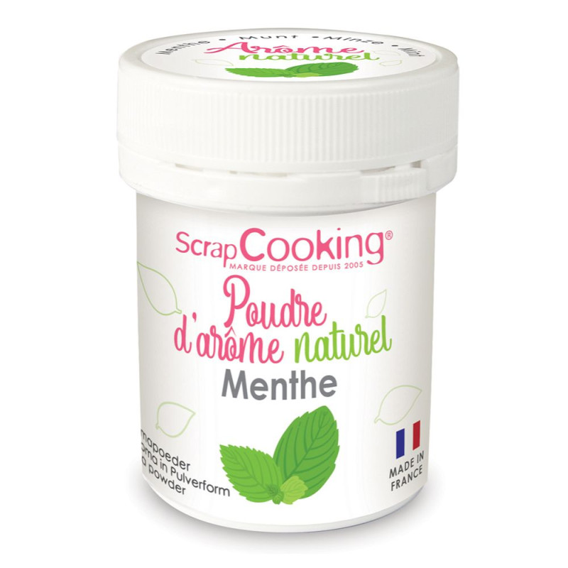 scrapcooking Poudre d'arôme naturel menthe