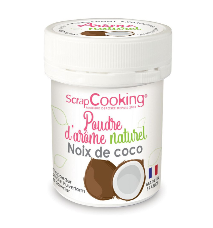 scrapcooking Poudre d'arôme naturel noix de coco