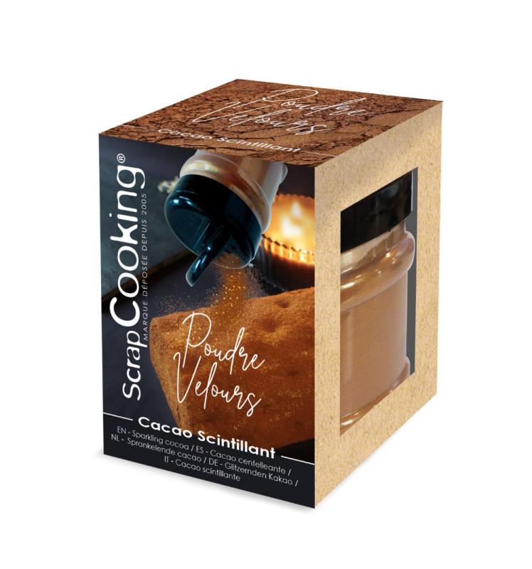 scrapcooking Poudre de velours cacao scintillante