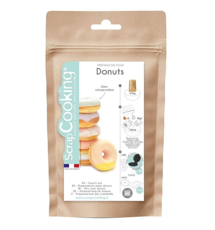 scrapcooking Préparation donuts prête à l'emploi