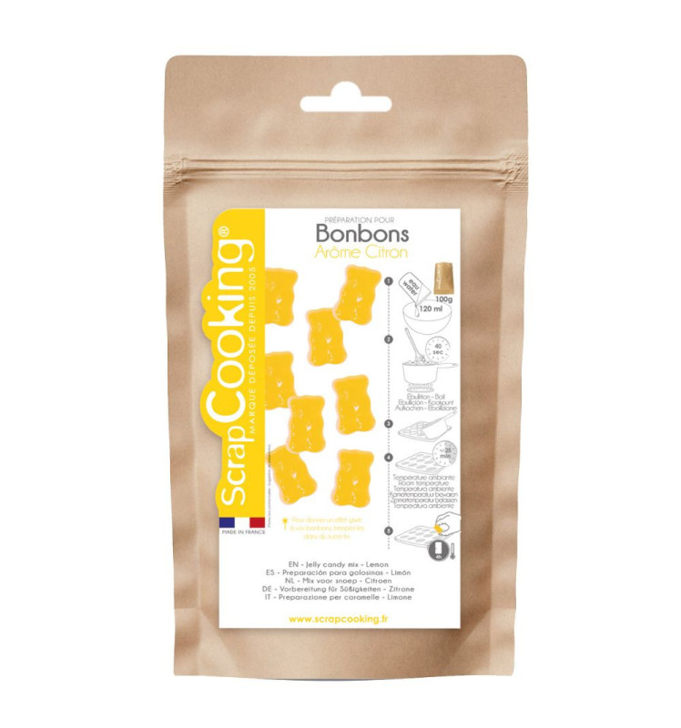 scrapcooking Préparation pour bonbons citron 100g