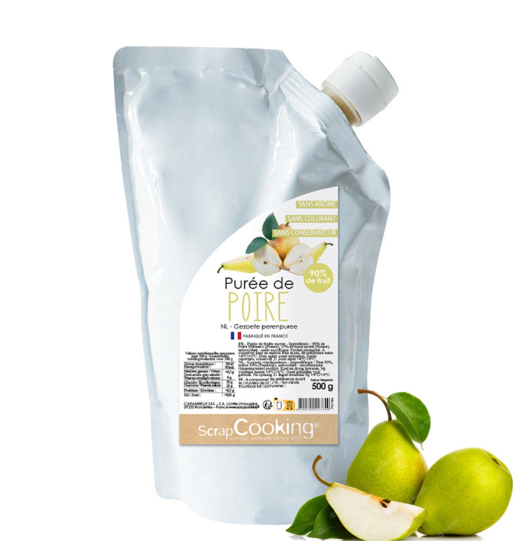 scrapcooking Purée de fruits Poire