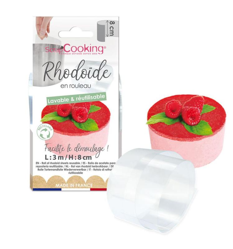 Scrapcooking Ruban Rhodoïde Entremets 3 M X H.8 Cm