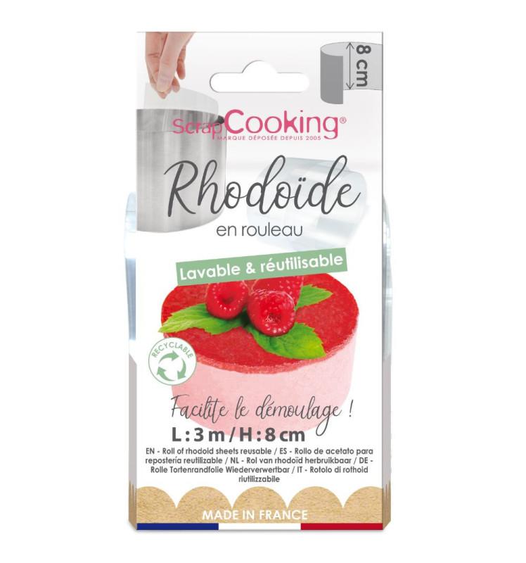 Scrapcooking Ruban Rhodoïde Entremets 3 M X H.8 Cm