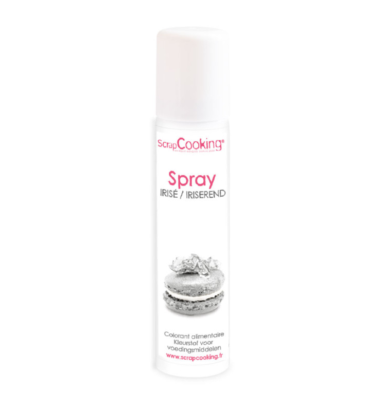 scrapcooking Spray colorant en bombe ARGENT