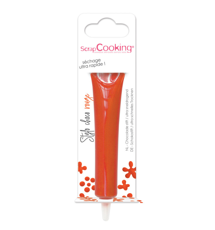 scrapcooking Stylo goût choco rouge
