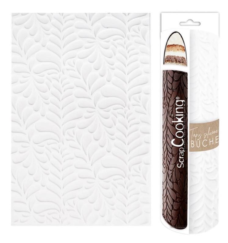 Scrapcooking Tapis 3D Bûche Silicone Ondine