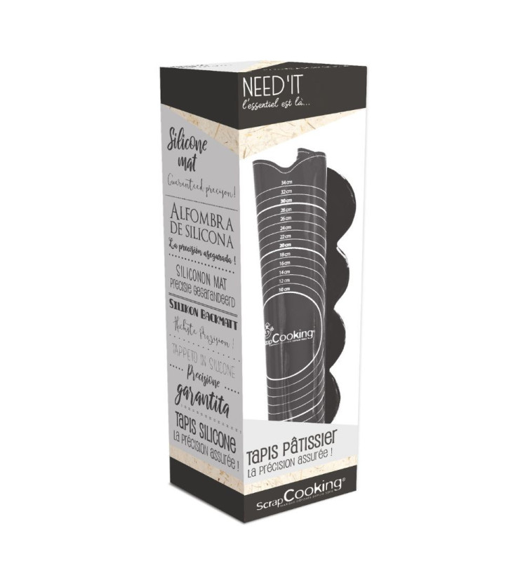 Scrapcooking Tapis Pâtissier Silicone Need'it