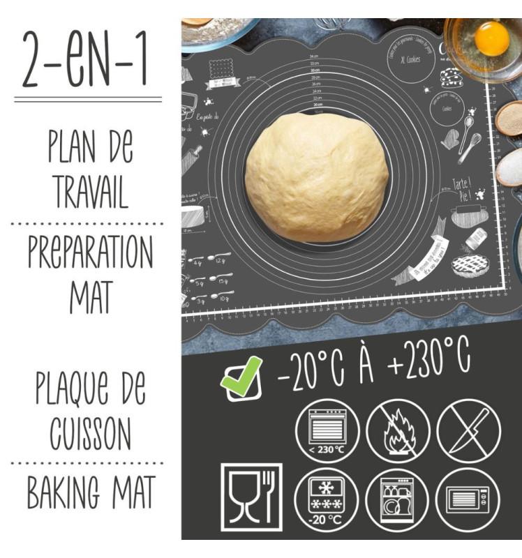 Scrapcooking Tapis Pâtissier Silicone Need'it