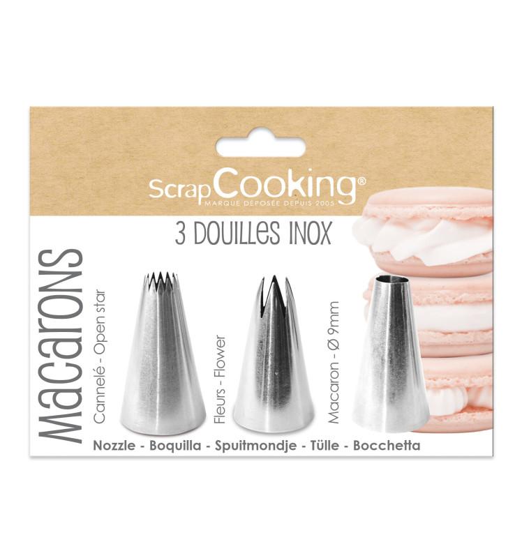 scrapcooking Trio de douilles pour macarons