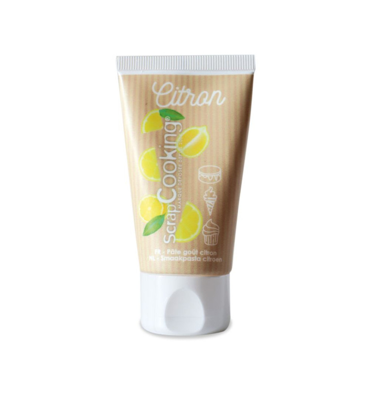 scrapcooking Tube pâte sucrée gélifiée goût citron