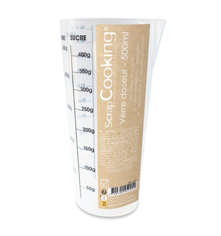 Scrapcooking Verre Doseur Plastique 500ml