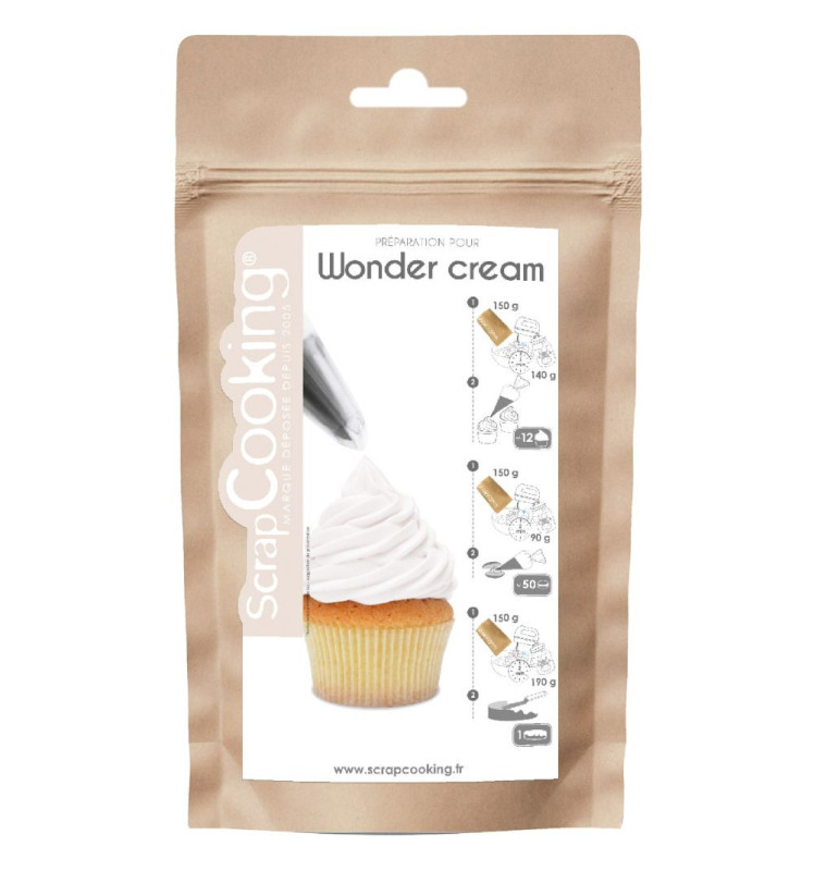 scrapcooking Wonder cream blanche en poudre