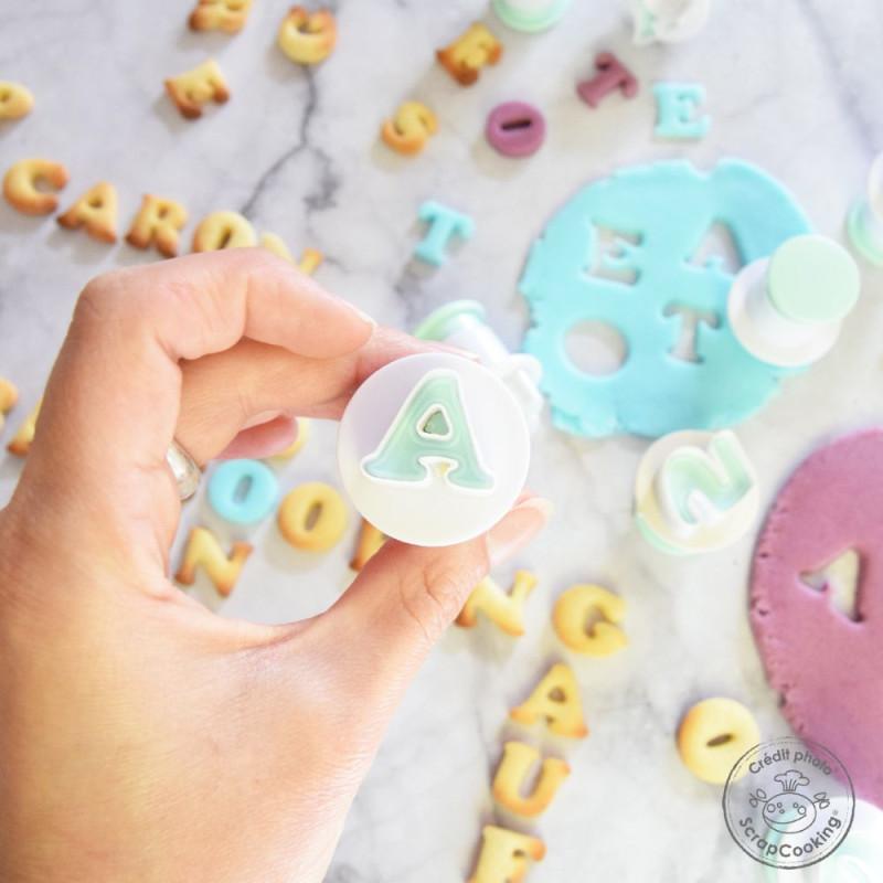 Scrapcooking Seau 36 Découpoirs éjecteurs Lettres Et Chiffres