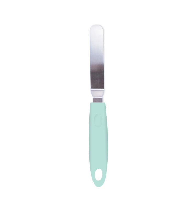 Scrapcooking Stainless Steel Mini Angled Spatula - 21cm