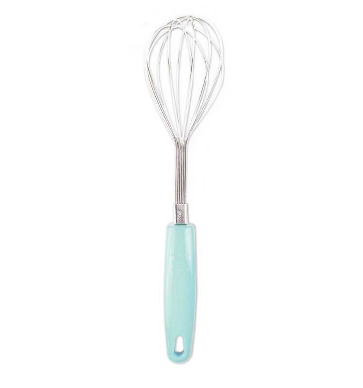 scrapcooking Stainless steel whisk with plastic handle