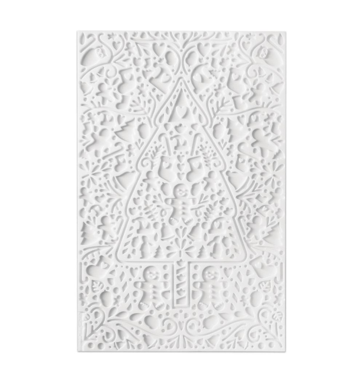 Scrapcooking Tapis 3D En Silicone à Empreinte Pour Décoration De Bûche