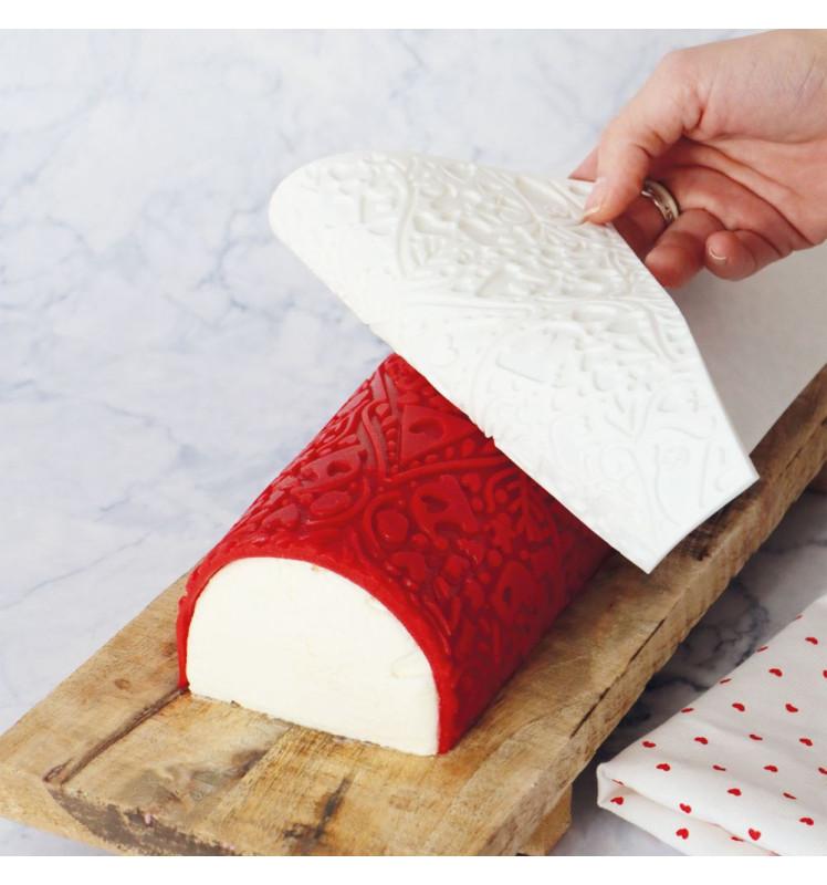 Scrapcooking Tapis 3D En Silicone à Empreinte Pour Décoration De Bûche