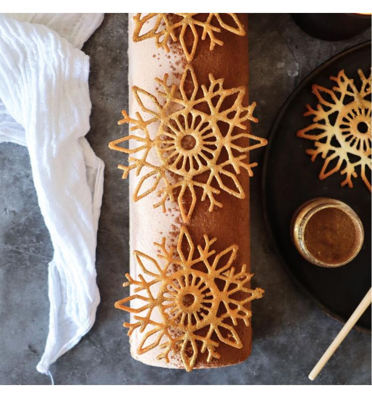 Scrapcooking Tapis En Silicone Pour Tuiles à Motifs Flocon