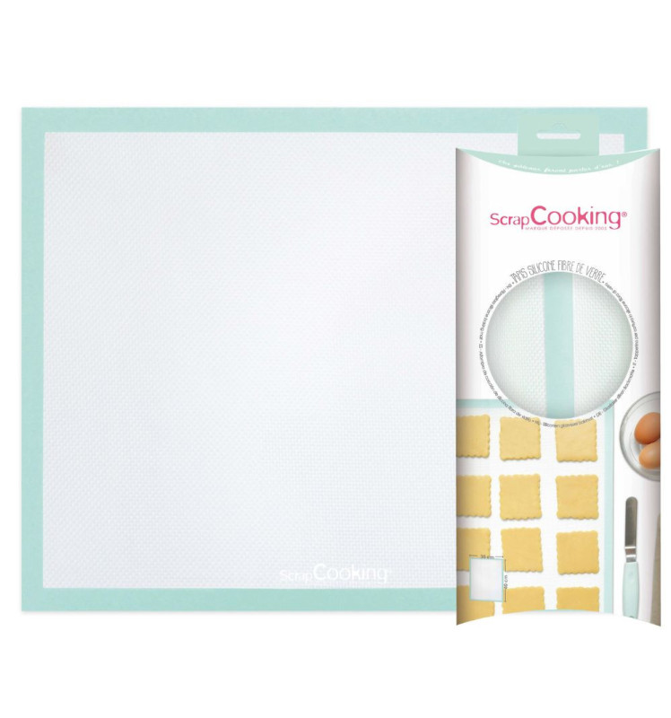 scrapcooking Tapis silicone en fibre de verre 30 x 40cm