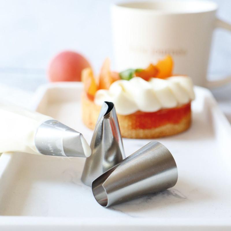 Scrapcooking Trio De Douilles Inox Pour Le Pochage De Tartes