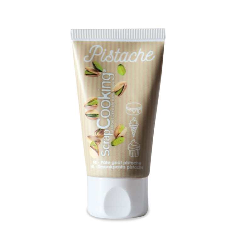 scrapcooking Tube pâte sucrée gélifiée goût pistache