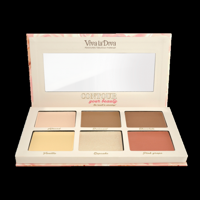 Sdi Paris Contouring Kit Vegan VIVA LA DIVA Light / Medium