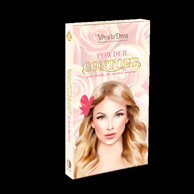 Sdi Paris Contouring Kit Vegan VIVA LA DIVA Light / Medium