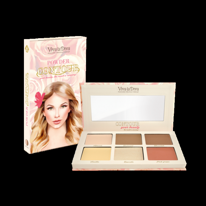 sdi paris Contouring kit vegan VIVA LA DIVA Light / Medium