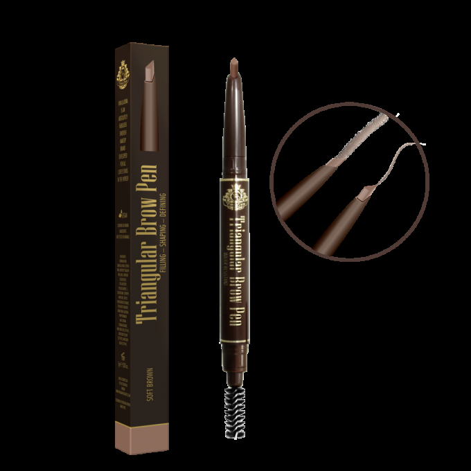 Sdi Paris Crayon à Sourcils Vegan à Pointe Triangulaire Viva La Diva - 3 Teintes De Brun
